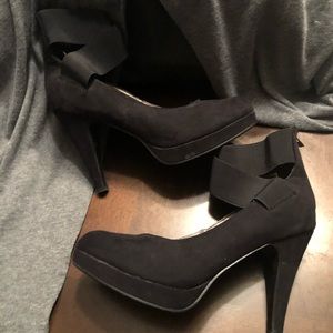 Strappy high heels